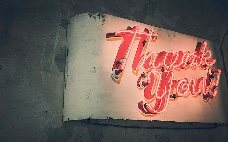 The importance of gratitude…