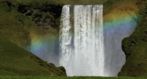 Go With The Flow - Moving Waterfall Gif ©Wisdom Room