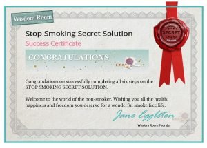Stop Smoking Secret Solution Certificate